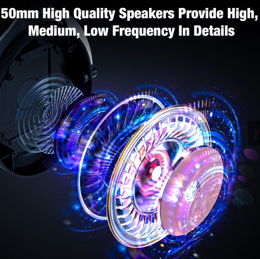 ONIKUMA X10 PRO LED RGB Gaming Headphones Noise Cancelling Sports Gaming Headset with Mic for PC Laptop Gamer