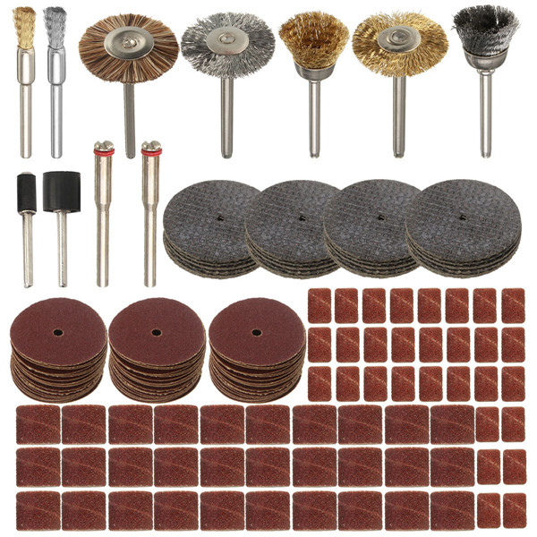 

151pcs Rotary Tool Accessories Set for Dremel 1/8 Inch Shank Cutting Sanding Polishing Tool