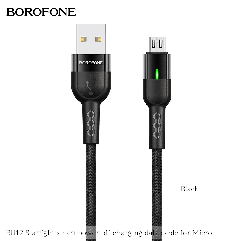 HOCO BU17 2.4A Type C Micro USB Fast Charging Data Cable For Huawei P30 Pro Mate 30 Mi10 K30 S20 5G