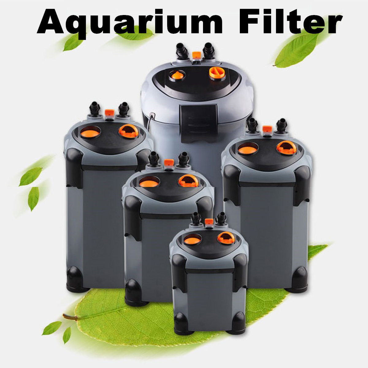 Aquarium CF External Cannister Filter Water Fish Tank Booster Sponge Filtration 12