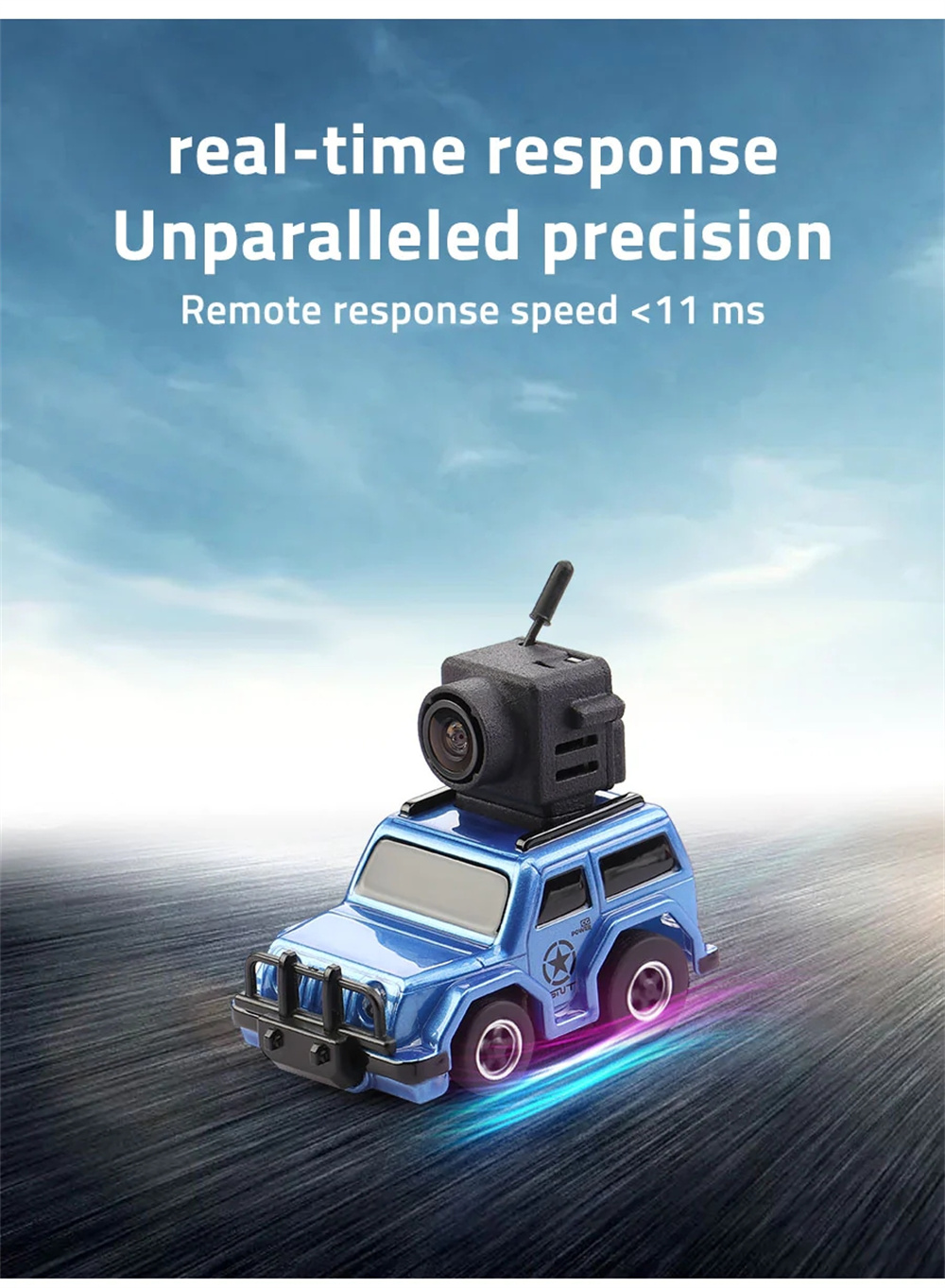 Diatone SNT Q25 1/100 2.4G FPV/RTR Micro RC Car LED Lights Optional Goggles Vehicles Models Toys