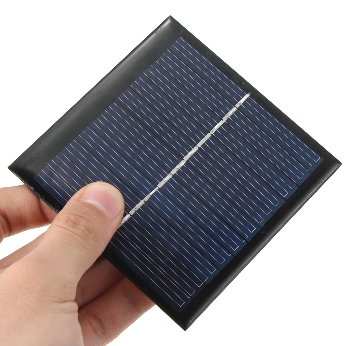 2pcs 5.5V 1W 180mA Polycrystalline 95mm x 95mm Mini Solar Panel Photovoltaic Panel 9