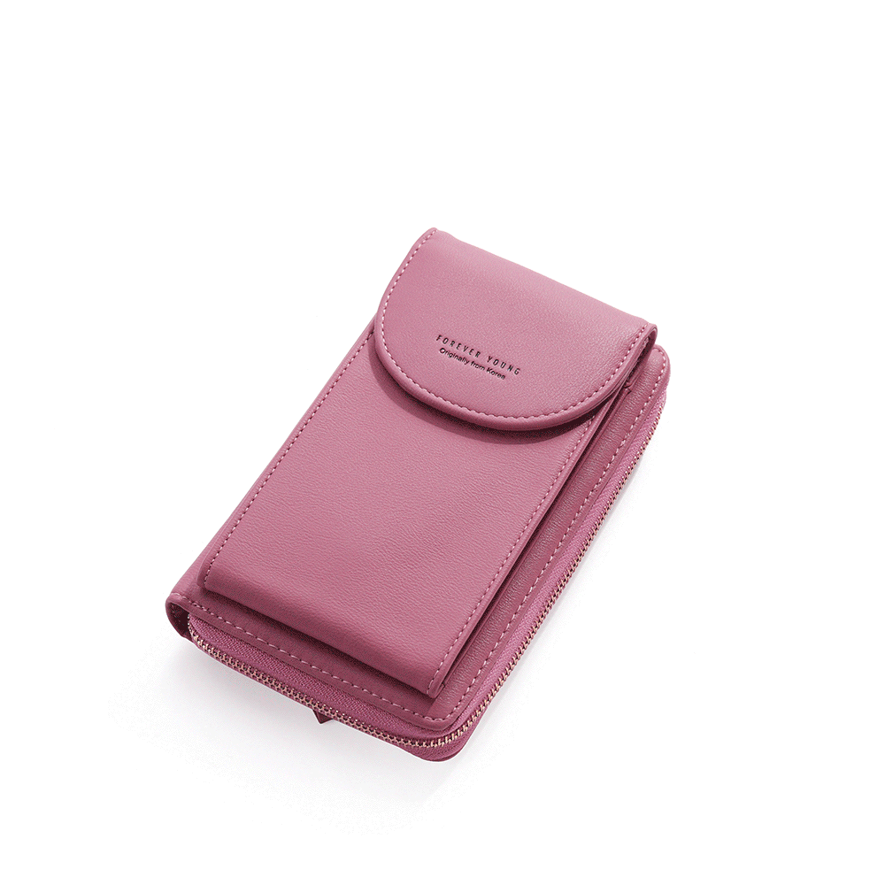 Women Multifunctional Phone Bag Long Wallet Card Holder Purse Shoulder –  Electronic Pro