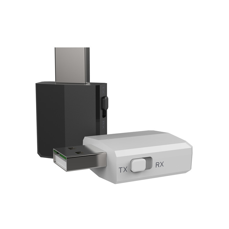 ZF-169PLUS Bluetooth 5.0 Transmissor USB para TV 3.5mm Mini Car Bluetooth Receptor AUX Stereo Music com Changer Switch Adaptador sem fio