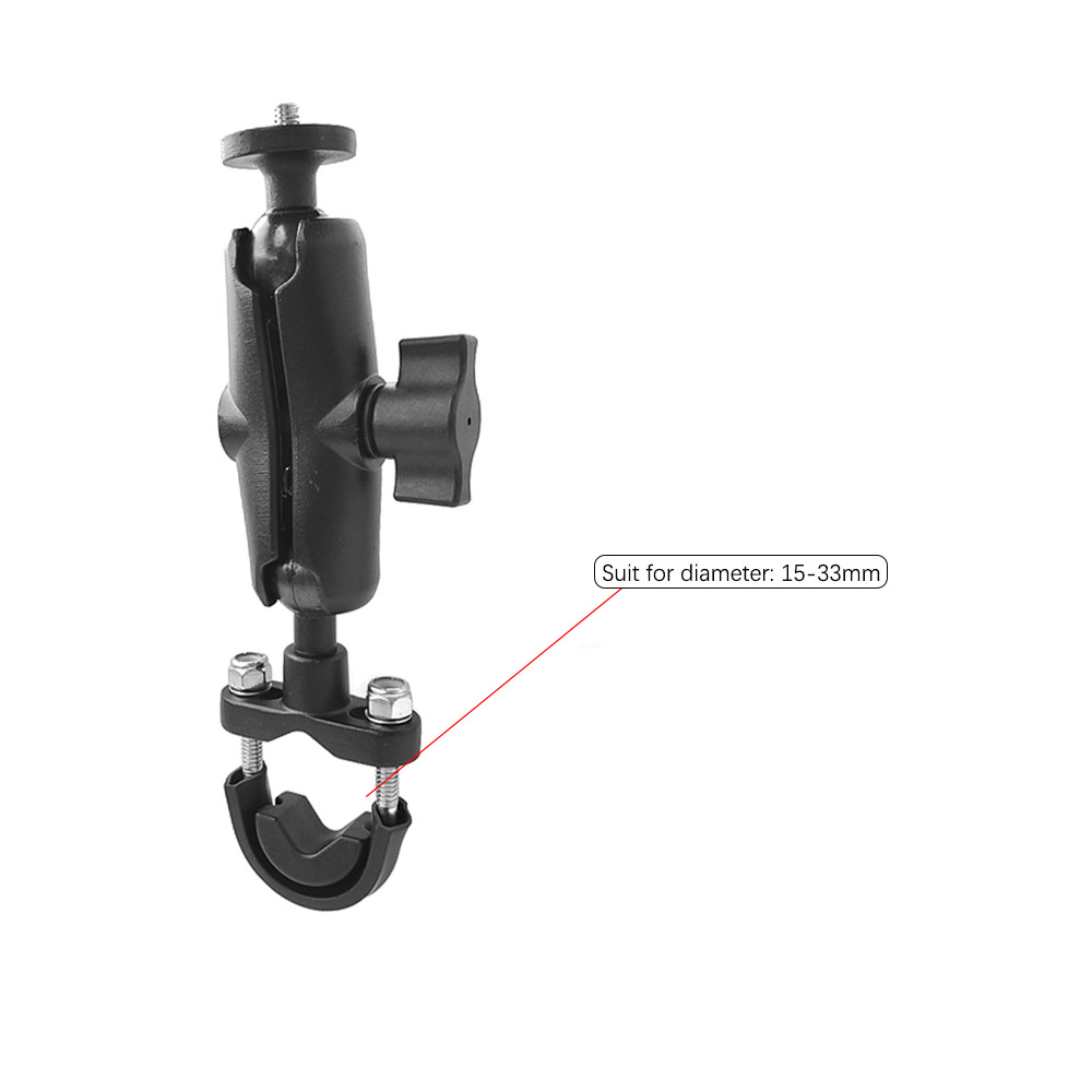 TUYU Motorcycle Bike Invisible Selfie Stick Monopod Handlebar Mount Bracket for GoPro Insta360 Sport Action Camera Accessories