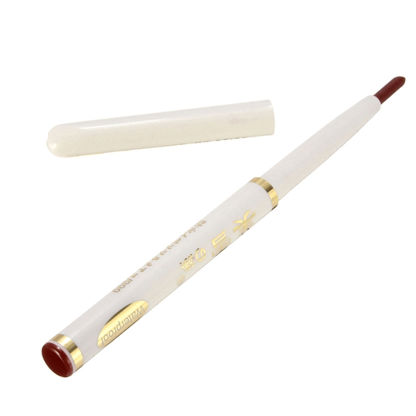 9 Colors Waterproof Lip liner Automatic Rotation Eyeliner Pen Pencil