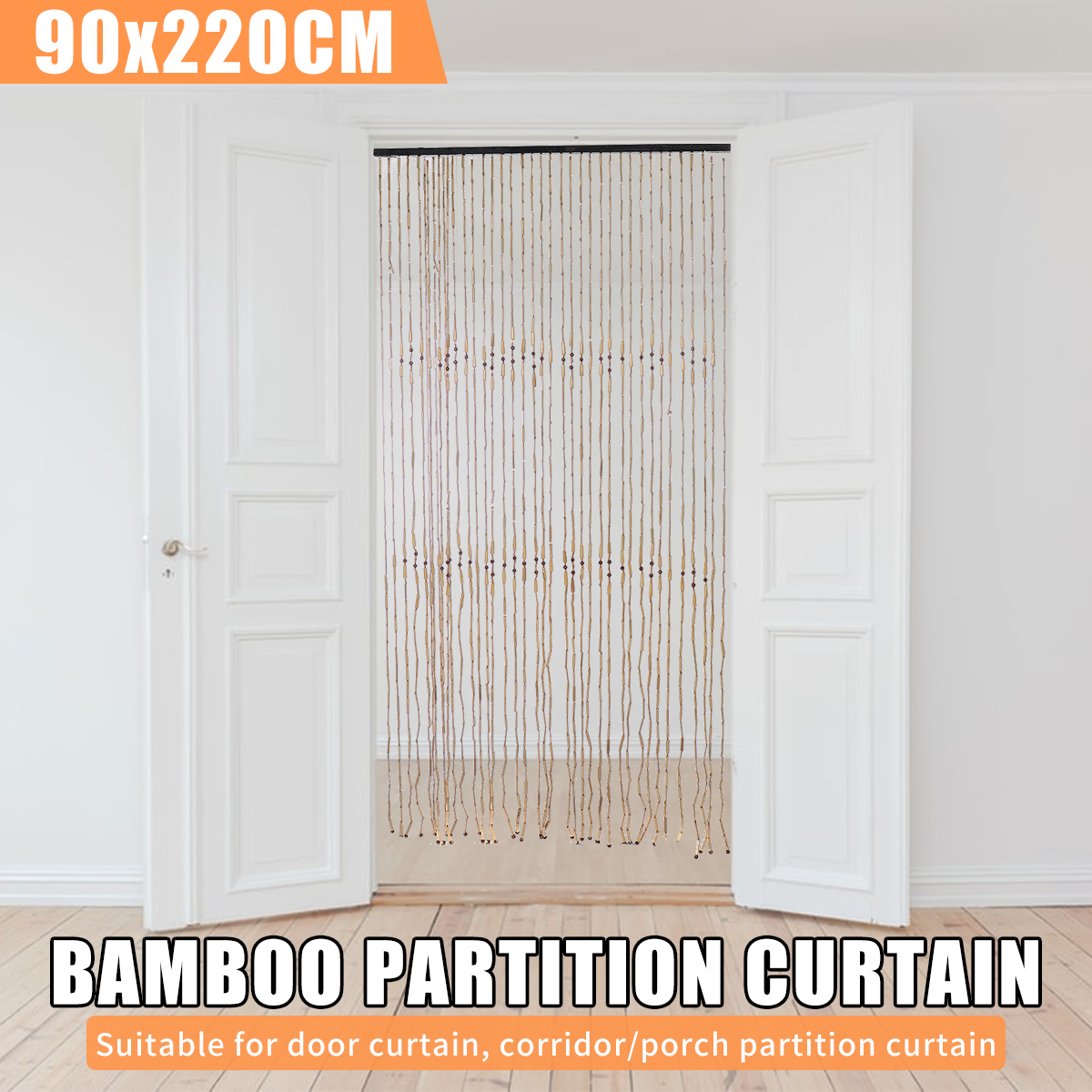 Natural Bamboo Curtains Blinds Door Room Divider 31 Strands