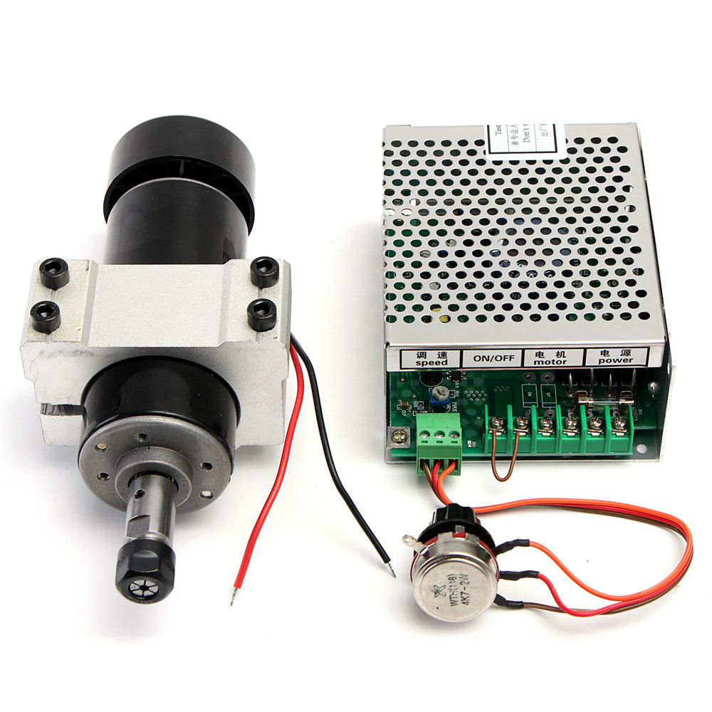 110-220V  500W Spindle Motor with Speed Governor and 52mm Clamp for CNC Machine