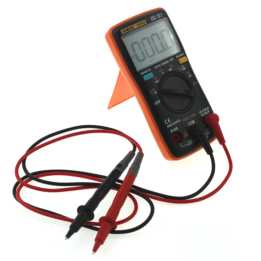 ANENG AN8008 True RMS Wave Output Digital Multimeter 9999 Counts Backlight AC DC Current Voltage Res 135
