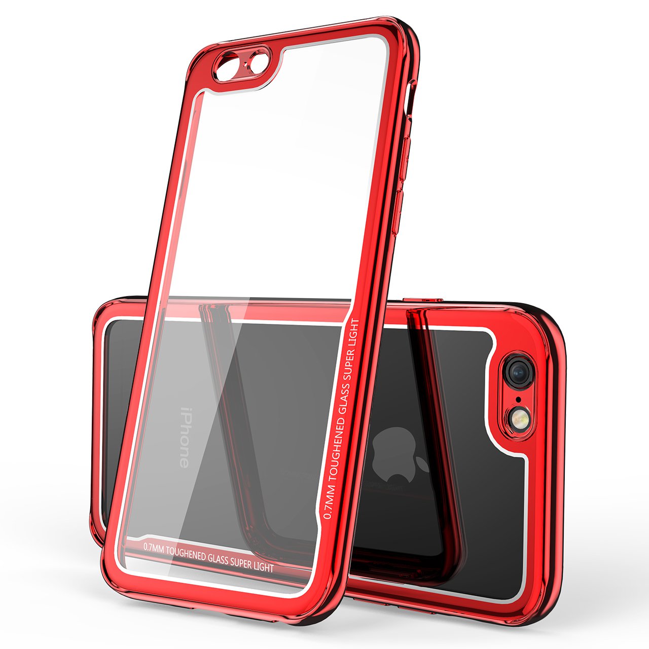 

Bakeey Покрытие стойкое к царапинам Прозрачное темное стекло Защитное Чехол Для iPhone 6s Plus/6 Plus