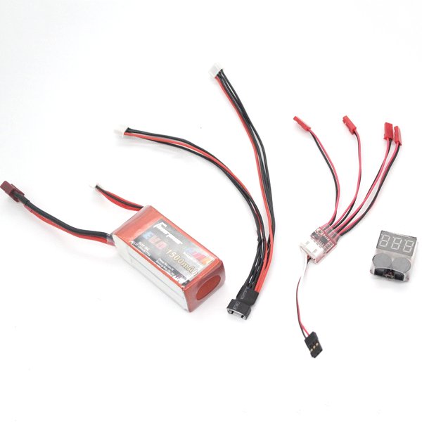 5PCS 2 in 1 Y Cable Wire for Light Strap Controller And 4S Lipo Battery Power Display Alarm Beeper - Photo: 2
