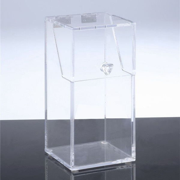 Acrylic Clear Container Dustproof Makeup Case Box Cosmetic Storage Holder Organizer Brush