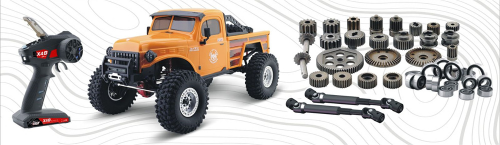 RGT EX86170 Challenger 1/10 2.4G FWD/4WD RC Car Crawler Two Speed Climbing Off-Road Truck Vehicles Models