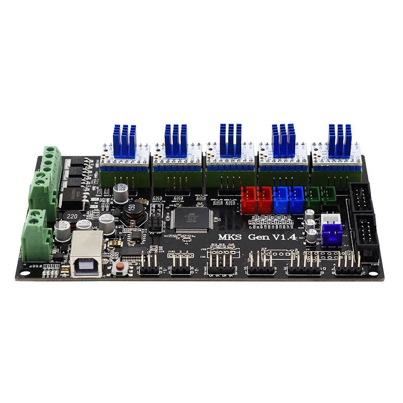 SODIAL Mks Gen L V1.0 Integrated Controller Mainboard 5Pcs Tmc2208 Stepper Motor Driver for 3D Printer with USB C