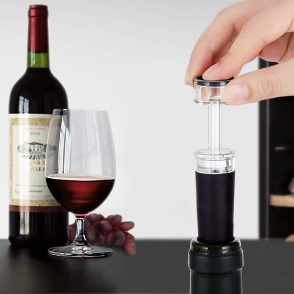 

Honana HN-RS1 Red Wine Vacuum Stopper Sealer Champage Bottle Stopper Sealer Plug