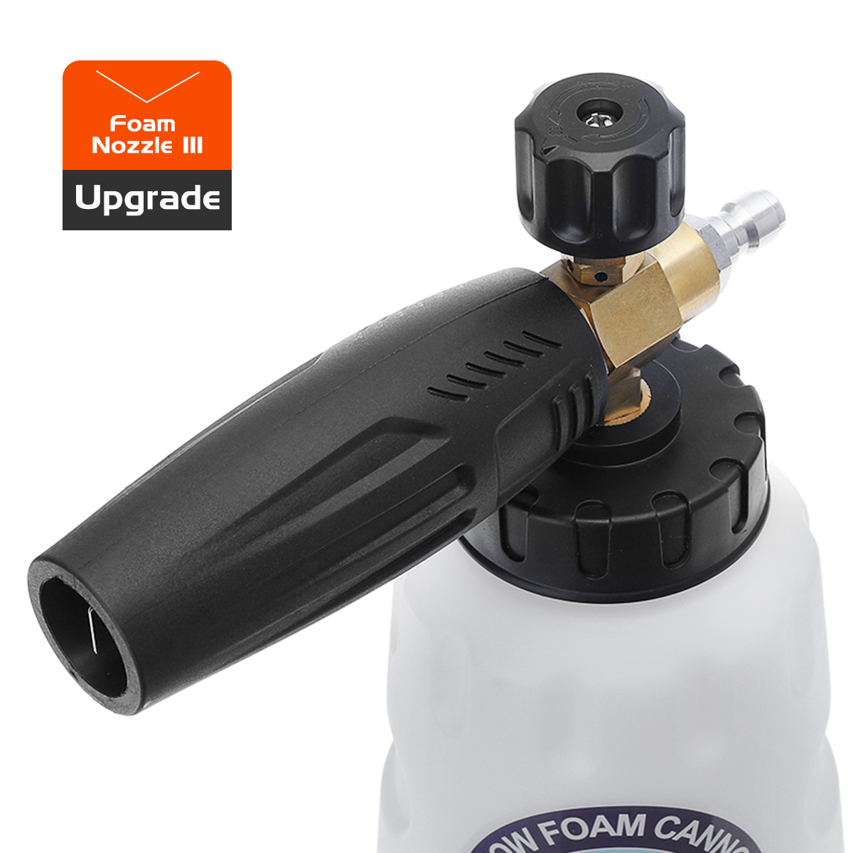 MATCC Upgrade Adjustable Foam Lance Large Bottle Mouth Pressure Washer Jet Wash with 1/4'' Quick Connector