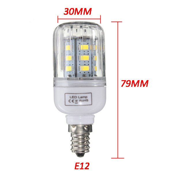 E27/E14/E12/B22/G9/GU10 Dimmable 3W AC110V LED Bulb 24 SMD 5730 Corn Light Lamp 