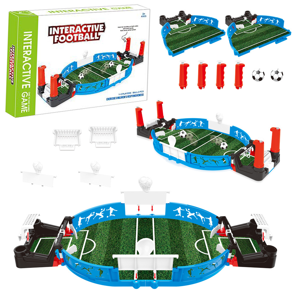Table Soccer Football Toy Intellectual Competitive Board Game Kit for Family Kid Gift