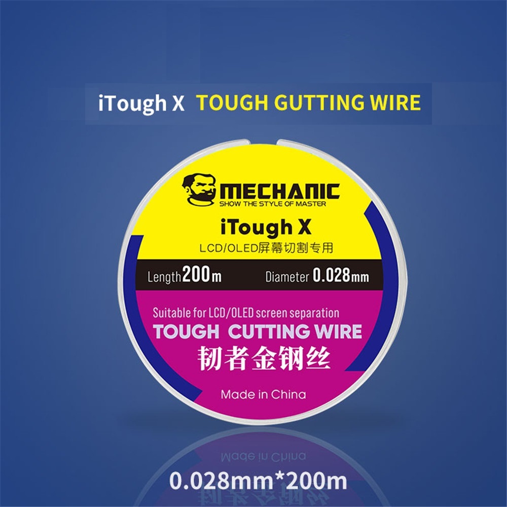 Mechanic iTough X NanoMaterial HighTensile Phone Seperating Molybdenum Wire Cutting Line Repair Tool for LCD Screen Separator