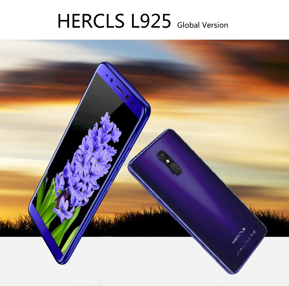 HERCLS L925 Global Version 5.7 Inch HD+ 4GB RAM 64GB ROM MTK6750T Octa Core 1.5GHz 4G Smartphone