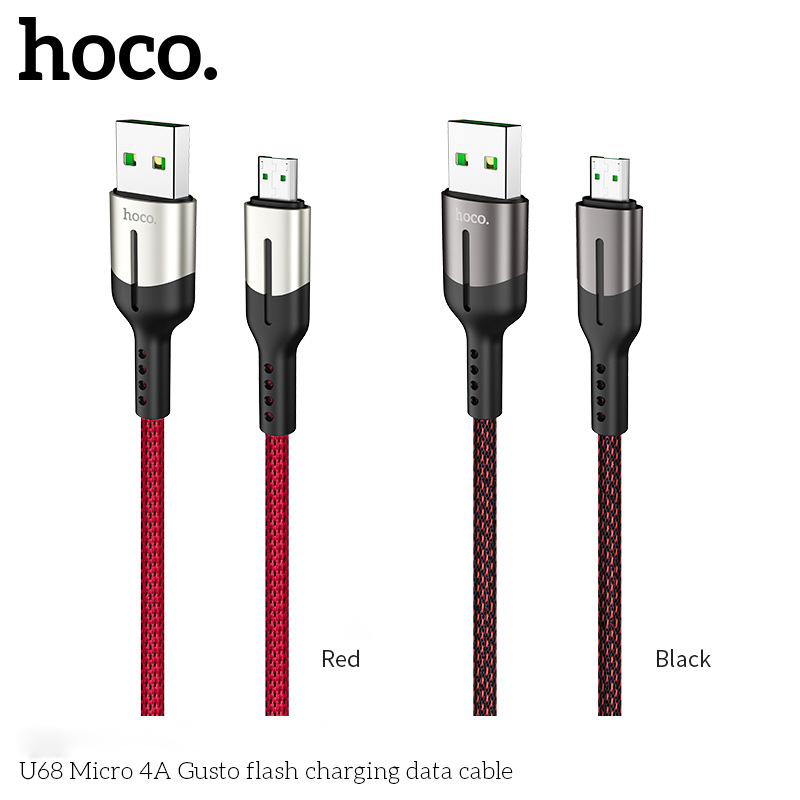 HOCO 5A Type C Micro USB Fast Charging Data Cable For HUAWEI Tablet VIVO OPPO 