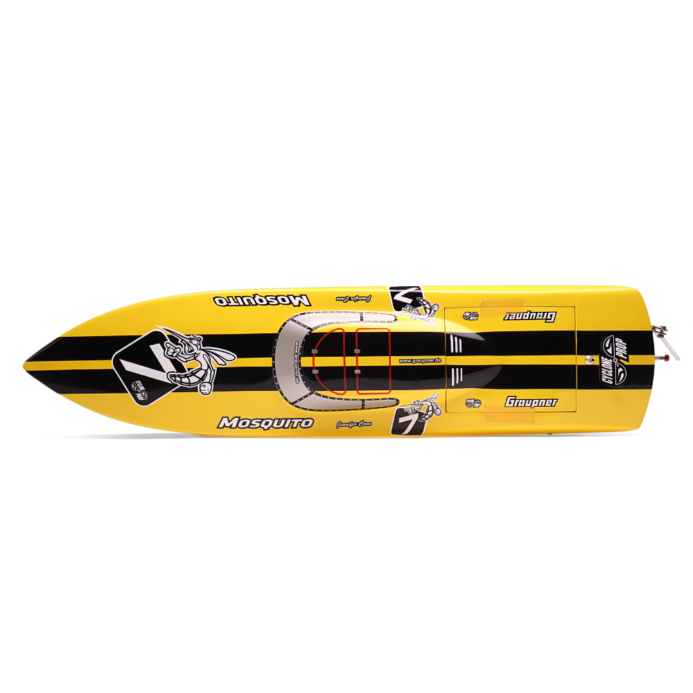 P1 70cm Brushless High Speed RC Boat KIT Without Battery Servo Transmitter 60km/h - Photo: 8