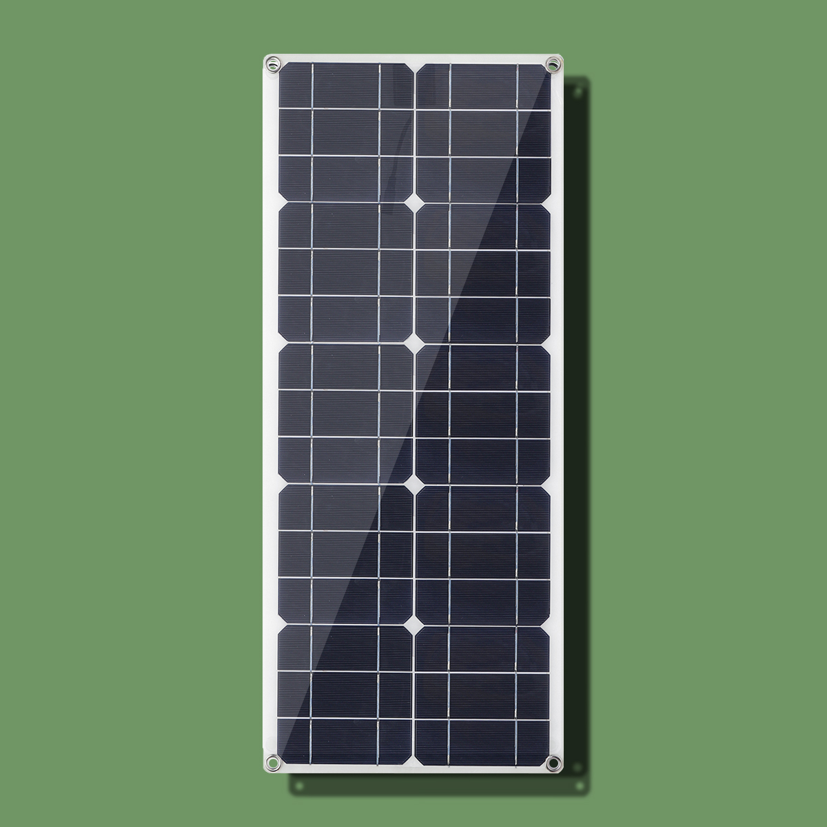 30W 18V MonocrystalineSolar Panel Dual 12V/5V DC USB Charger Kit with 10A Solar Controller & Cables