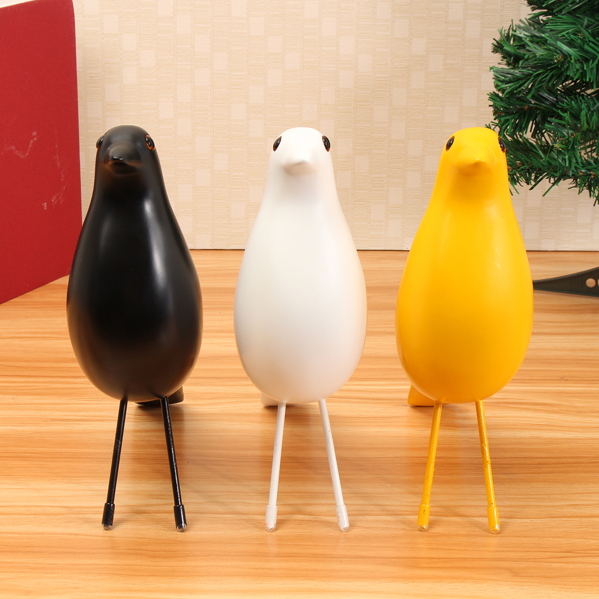 11'' Bird Desk Ornament House Resin Pigeon Gift Office Home Window Table Decorations