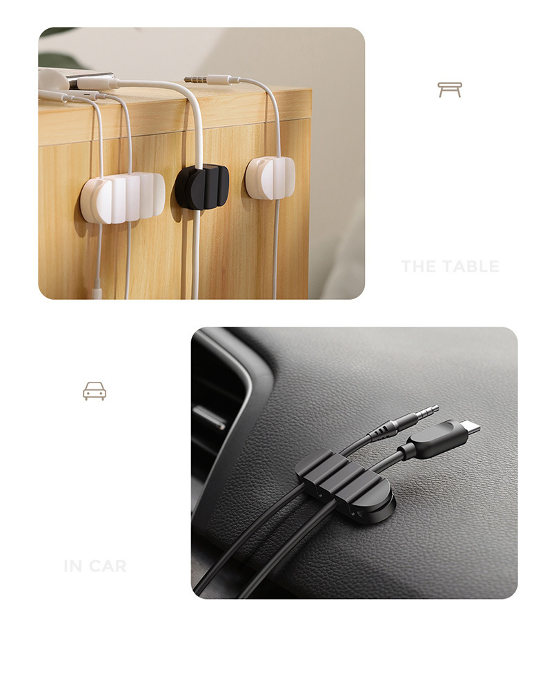 JOYROOM JR-ZS209 Desktop Tidy Management Cable Organizer Winder for iPhone X XS Huawei Xiaomi Mi9 S10 S10+ Data Cable and Mouse Headphone Wire Non-original