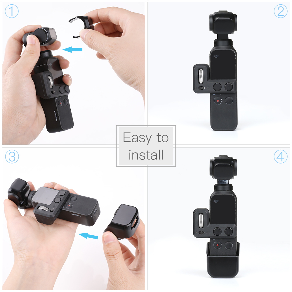Thumb Screw Adapter and Lens Protection Cover for DJI Osmo Pocket Expansion Accessories - Photo: 9
