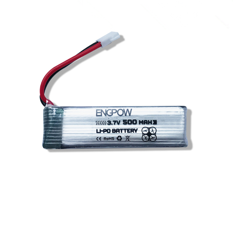 ENGPOW 3.7V 500mAh 25C Lipo Battery for Wltoys V966/V977/V930/Q282 BAYANGTOYS X20/H37 - Photo: 2