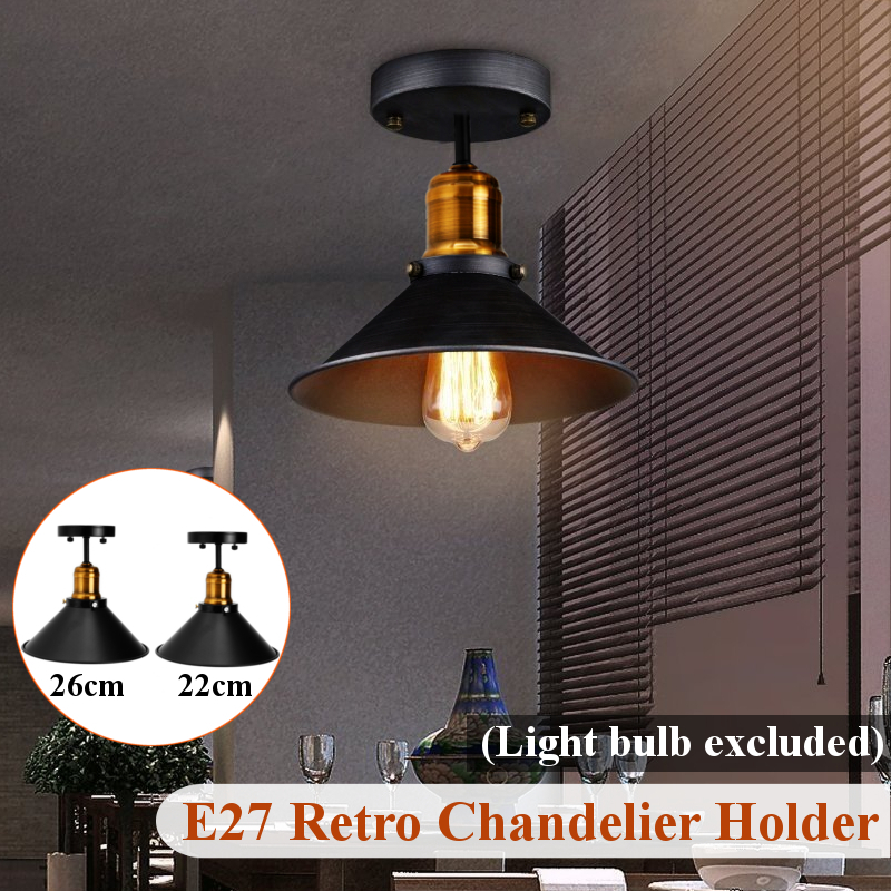 Vintage Industrial Chandeliers Hanging Ceiling Light Pendant Light Shade Fixture