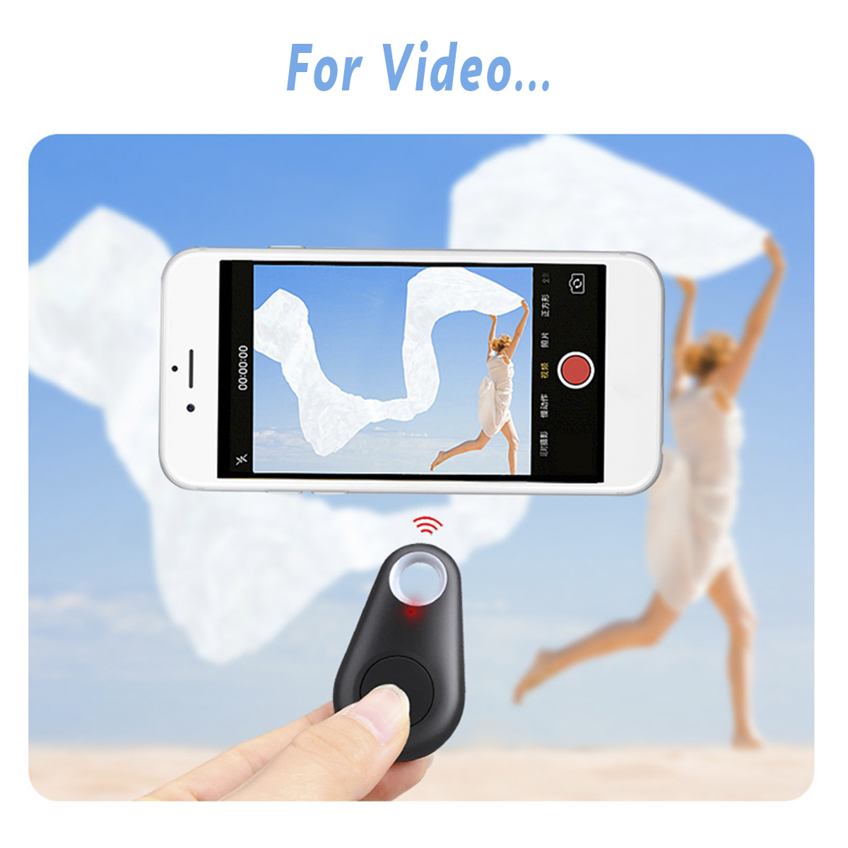 Universal Portable Mini Wireless bluetooth Selfie Control Self-timer Remote Controller