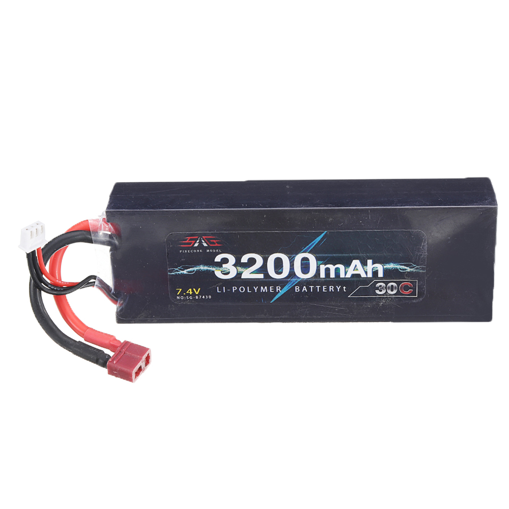 Pineal Modelo 7.4V 3200mAh 30C 2S Lipo Bateria para SG-801/802/803 1/8 RC Veículos Modelo SG-B7430