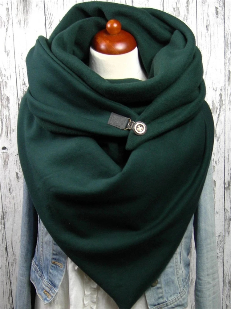 Solid Color Loose Causal Scarf Shawl