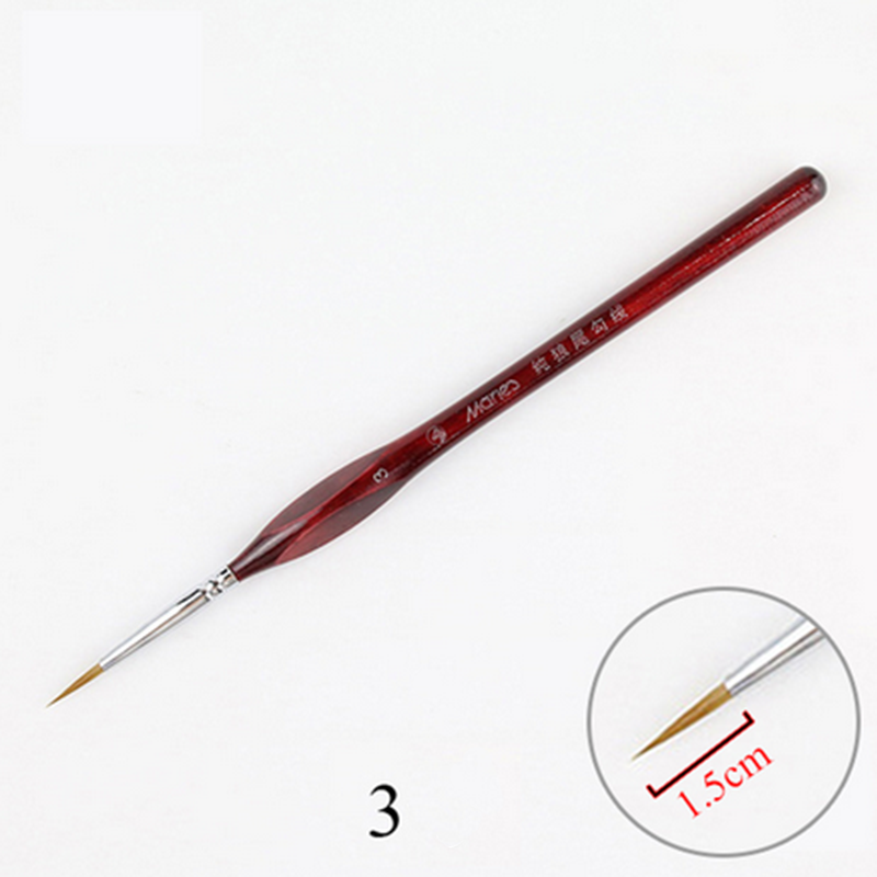 Hook Line Brush Pens Painting Brush Miniature Detail Fineliner Nail Art Drawing Pens Brushes For Acrylic Painting Supplies