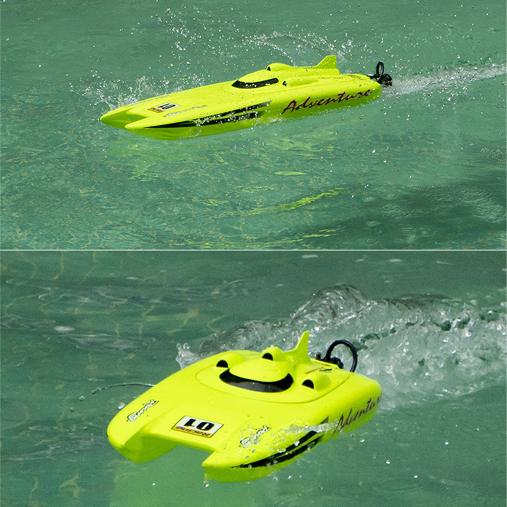 Heng Long 3788 with 2 Batteries 53cm 2.4G 30km/h Electric RC Boat Water Cooling RTR Model - Photo: 2