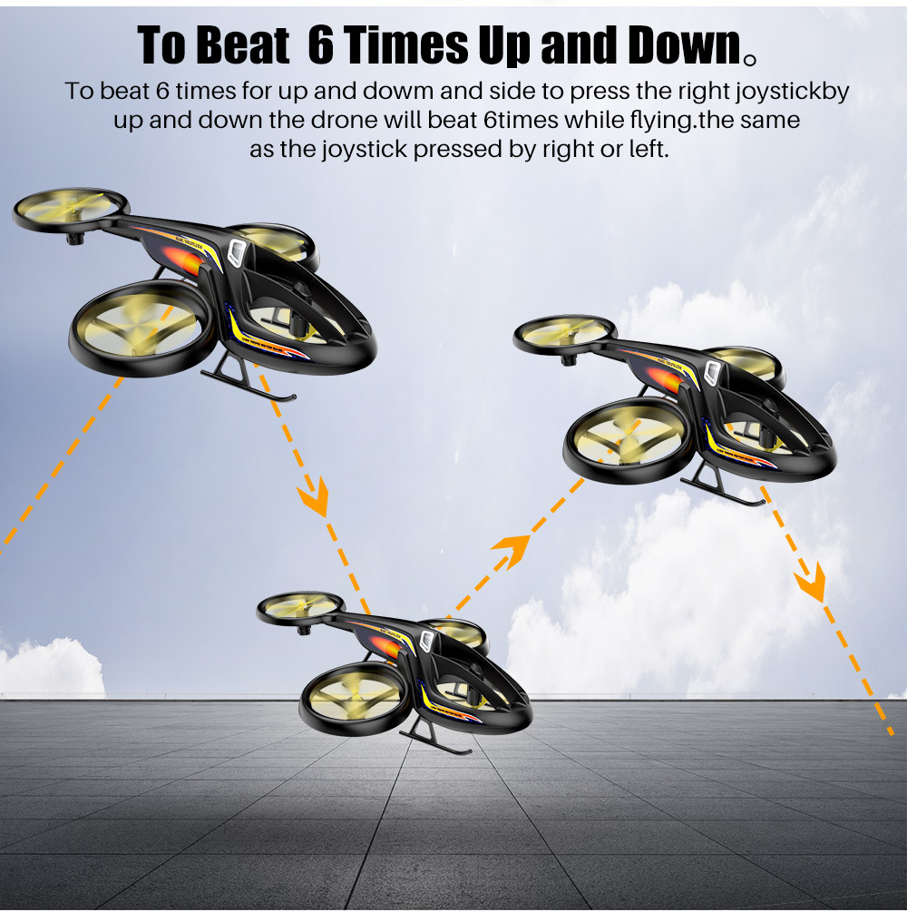 SYMA TF1001 Helifury 360 Altitude Hold Mode 3D Flips LED RC Drone Quadcopter RTF with Landing Pad - Photo: 4