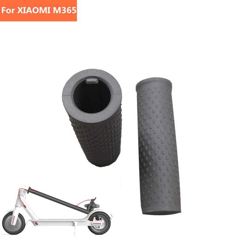 Electric Scooter Skateboard Handle Bar Grips Fixed Gear Anti-slip Rubber For M365