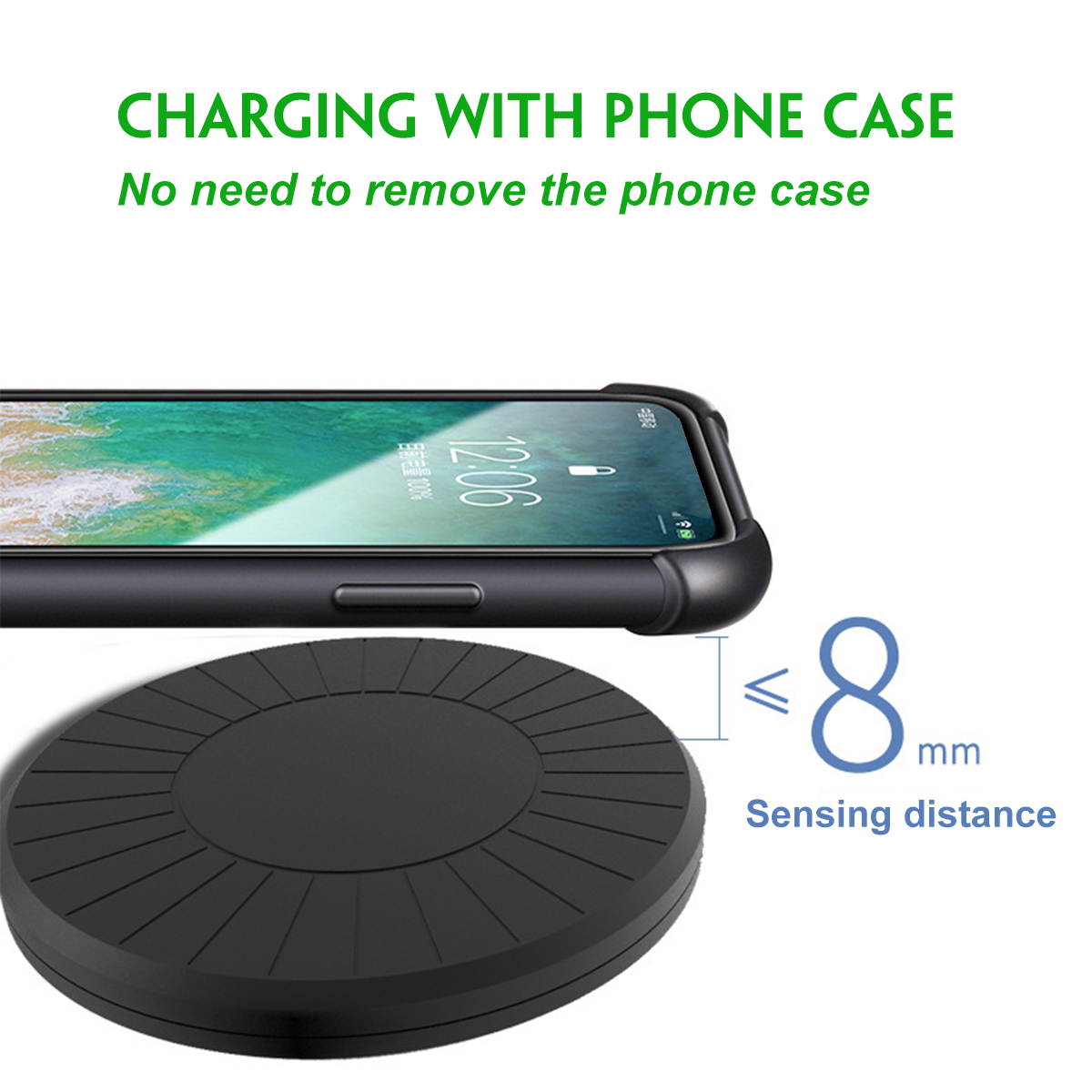 Bakeey 10W Wireless QI Fast Charger Charging Dock Stand Holder Universal For Samsung Galaxy Note 9 S8 S9 S10 Plus For iPhone X XS MAX 8 Plus