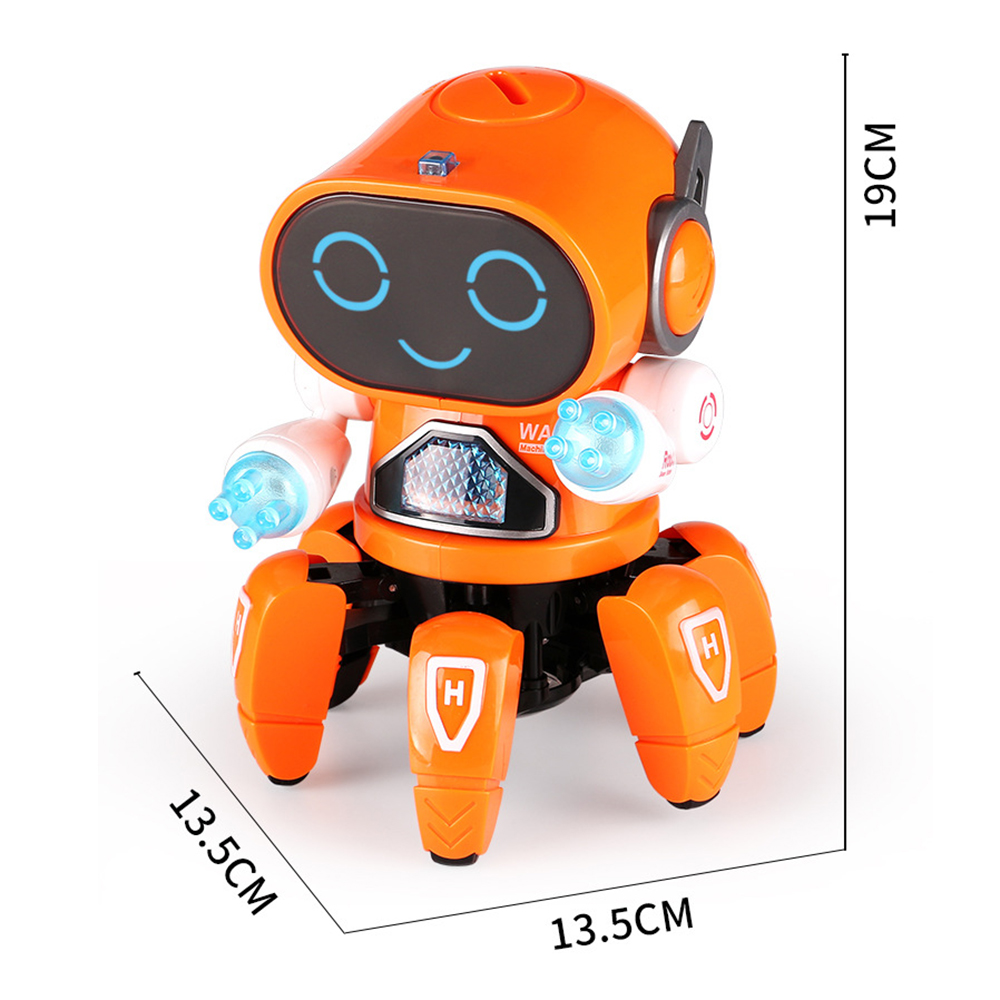 DIY 6-Legged Smart RC Robot Toy Sing Dance Robot Toy With Colorful Light - Photo: 11