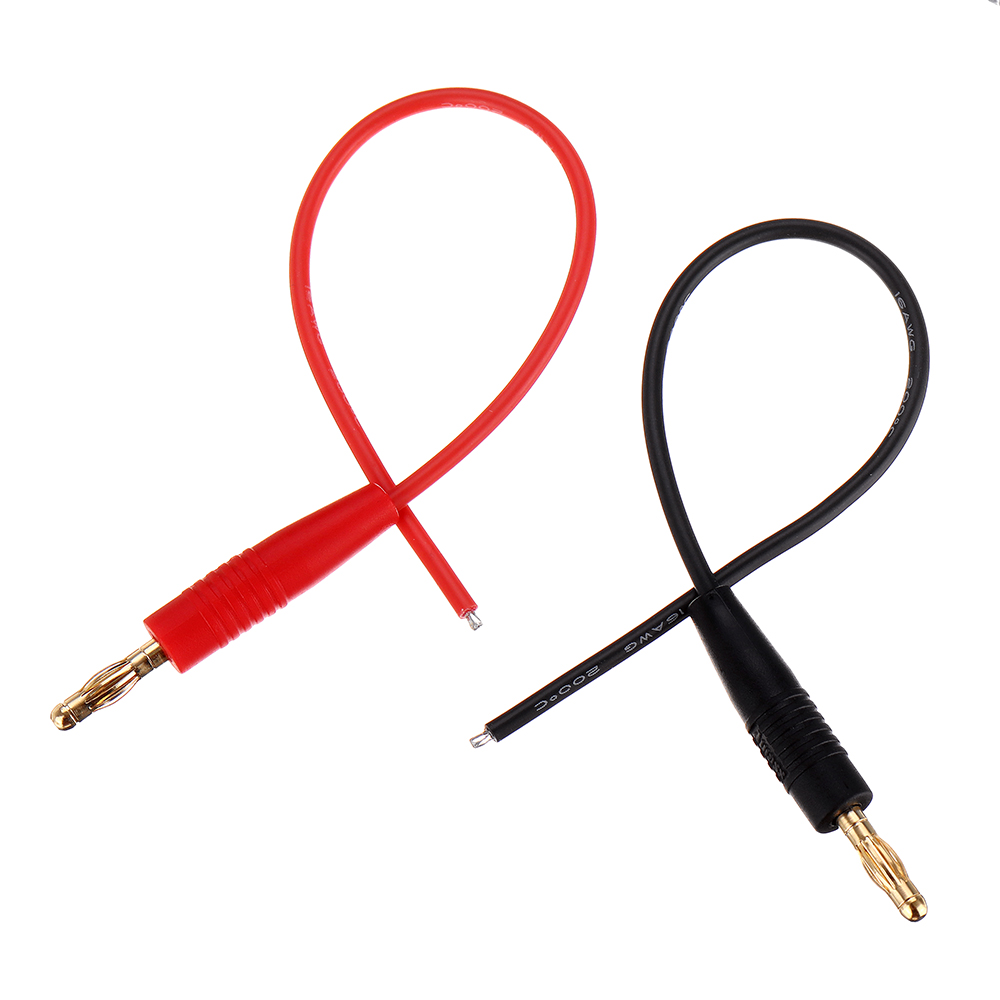 1 Pair AMASS 10cm/20cm 14AWG/16AWG 4.0 Banana Plug Balance Charging Cable - Photo: 6