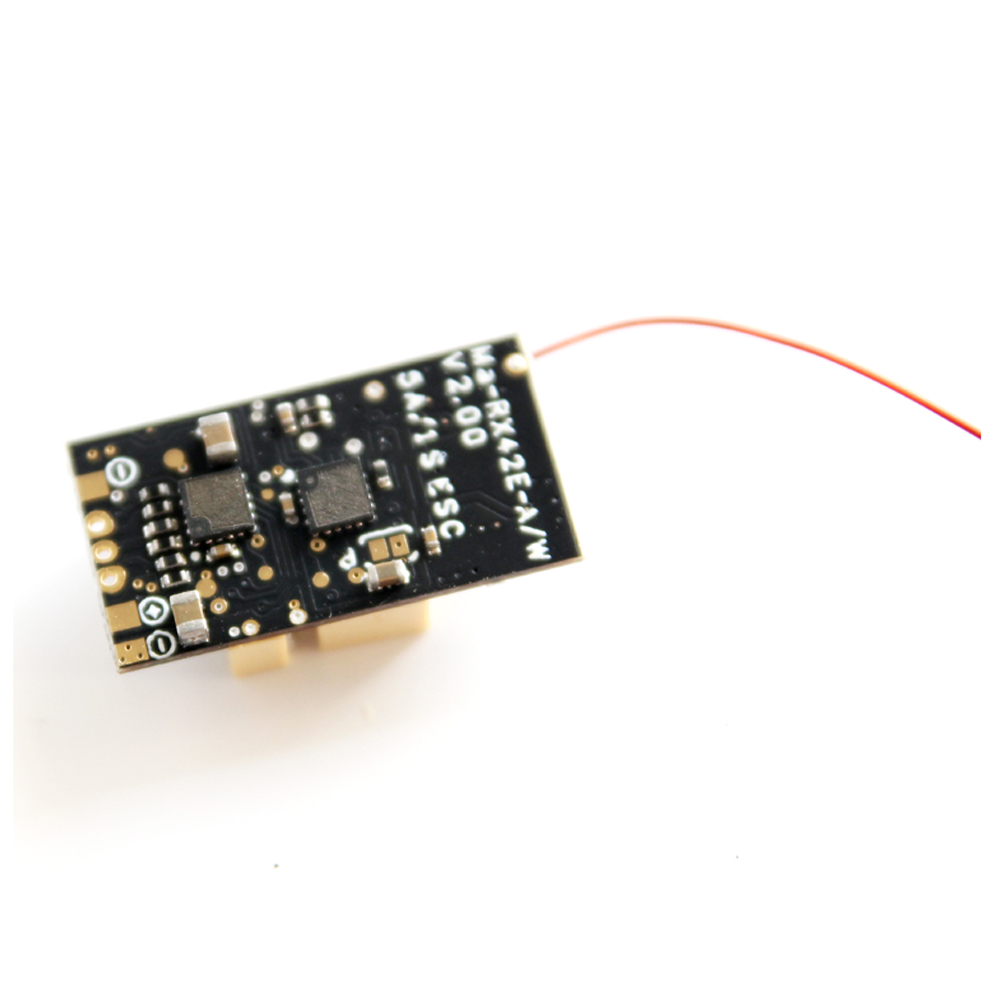 OVERSKY MA-RX42E-F1 RC Mini Receiver Compatible FrSky-D8 Built-in 5A 1S Brushless ESC for RC Drone - Photo: 2