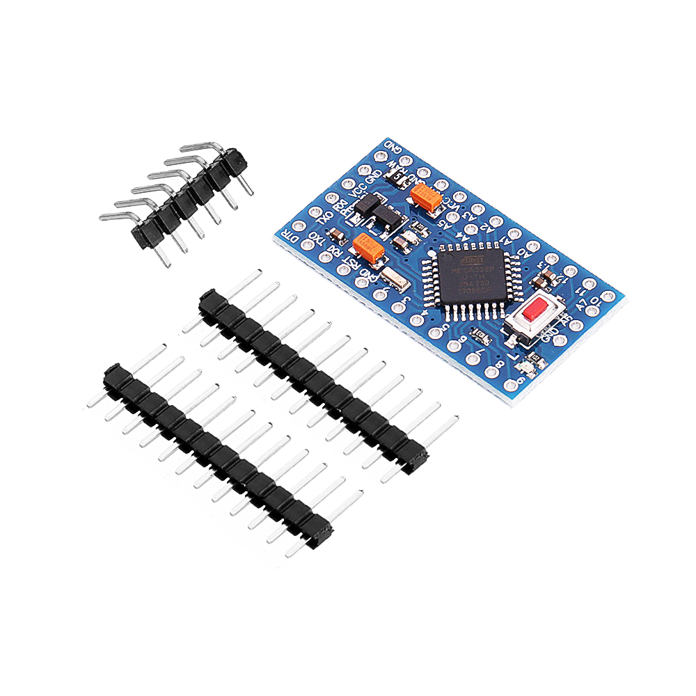 3.3V 8MHz ATmega328P-AU Pro Mini Microcontroller With Pins Development Board Geekcreit for Arduino - products that work with official Arduino boards