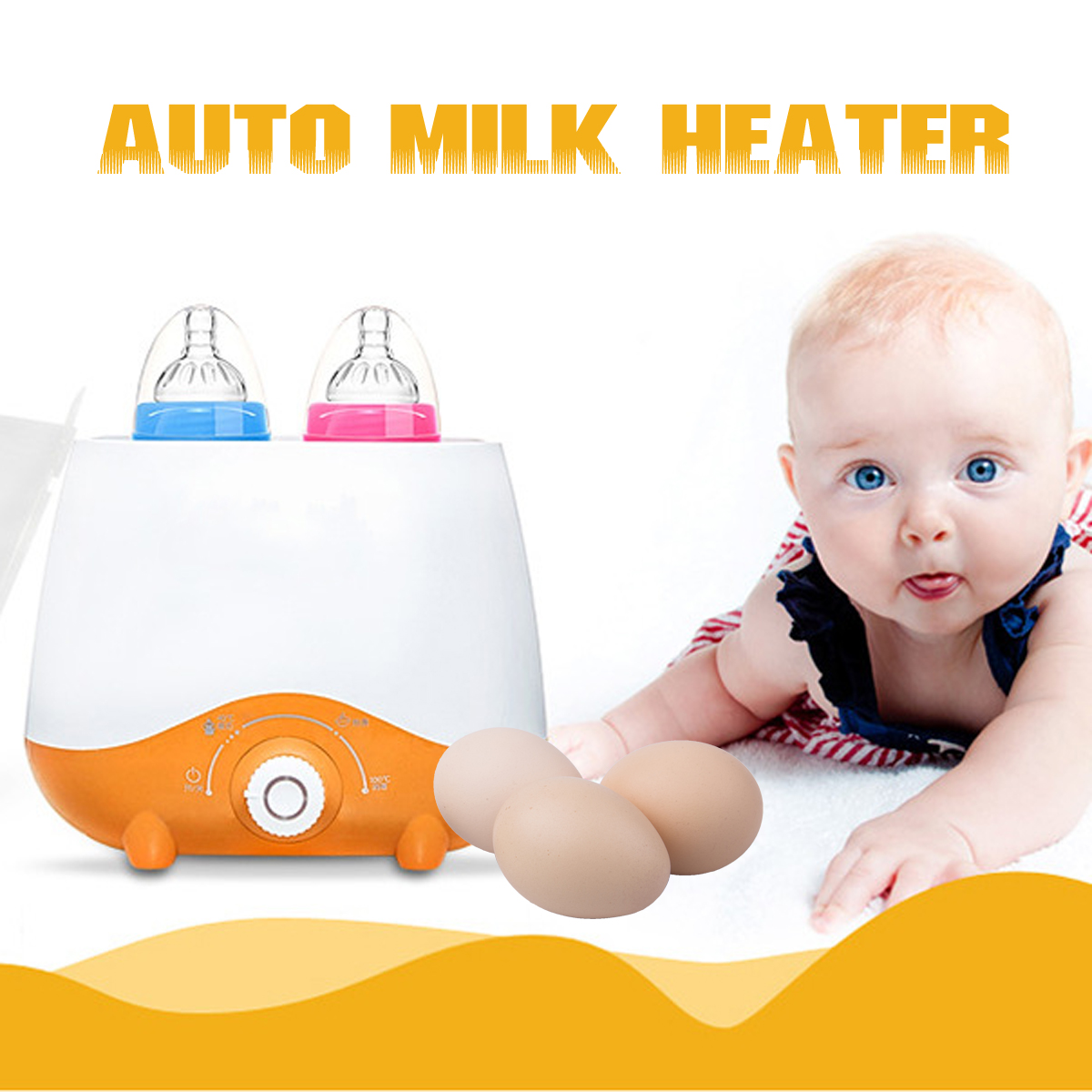 Automatic Milk Heater 0℃~100℃ Milk Bottle Heating Machine Sterilizer Food Warmers 