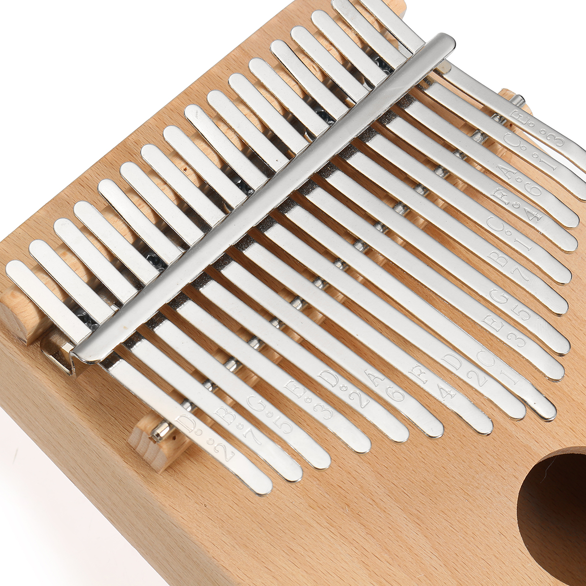 17 Keys DIY Painting Pine Wood Beechwood Kalimbas Thumb Piano Finger Percussion with Tuning Hammer