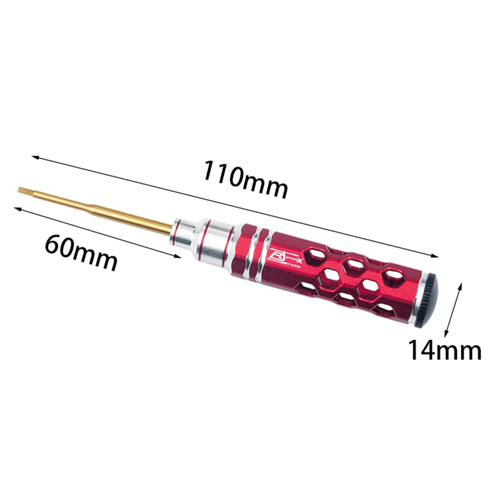 RJX Hobby 0.9mm/1.27mm/1.5mm Alloy Hex Screwdriver For RC FPV Helicopter - Photo: 3
