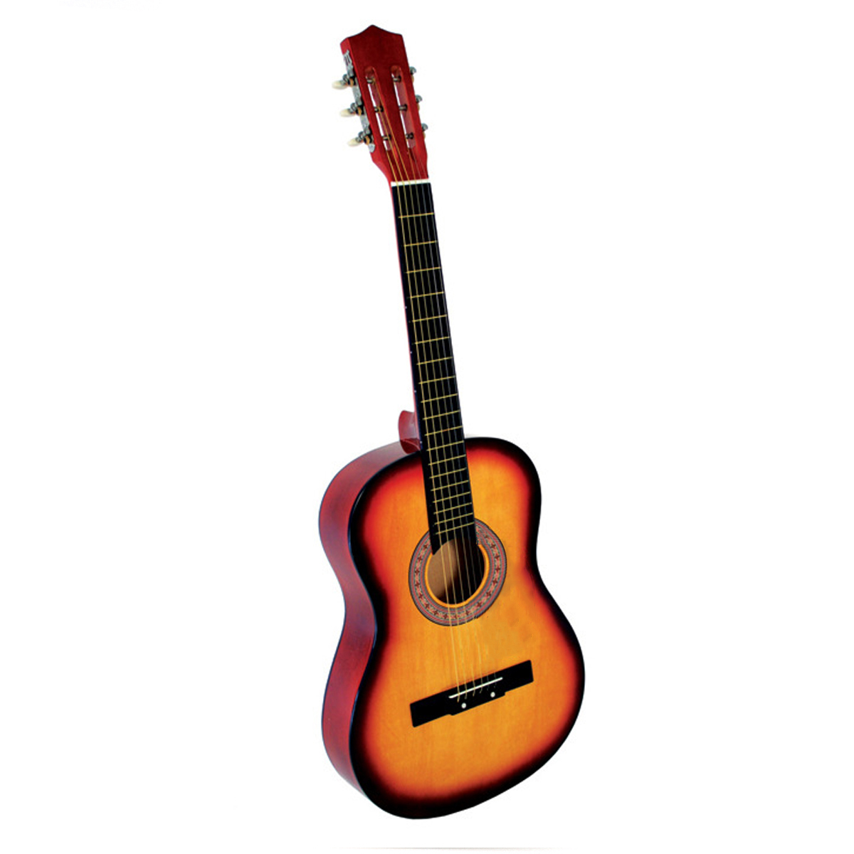 38 Inch 6 Strings Wooden Acoustic Guitar with Guitar Bag for Beginners - Photo: 5