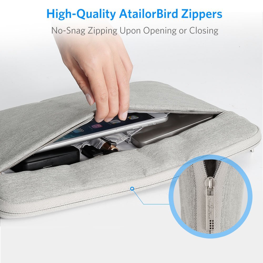 ATailorBird Classic Laptop Sleeve Bag Laptop Protective Case for 13.3/14/15.6 Inch Laptop