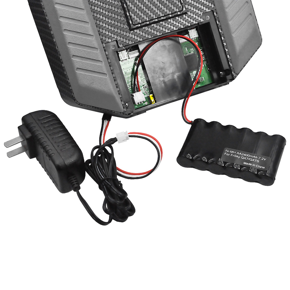 Battery Charger Kit with 7.2V 2400mAh NiMH Battery for Frsky Taranis QX7/QX7S Transmitter - Photo: 6
